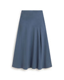 Falda larga azul Tori sostenible silueta - 1