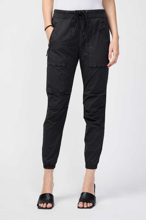 Utility Trousers with Zipped Pockets - Magma Pigment - Women's