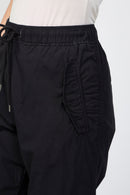 Pantalones anchos de popelina Suplima - Negro - Mujer