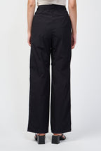 Pantalon Suplima Poplin Wide Leg - Noir - Femme