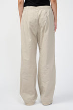 Pantalon Large En Popeline Suplima Stch - Pigment String - Femme
