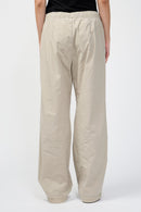 Pantalon Large En Popeline Suplima Stch - Pigment String - Femme