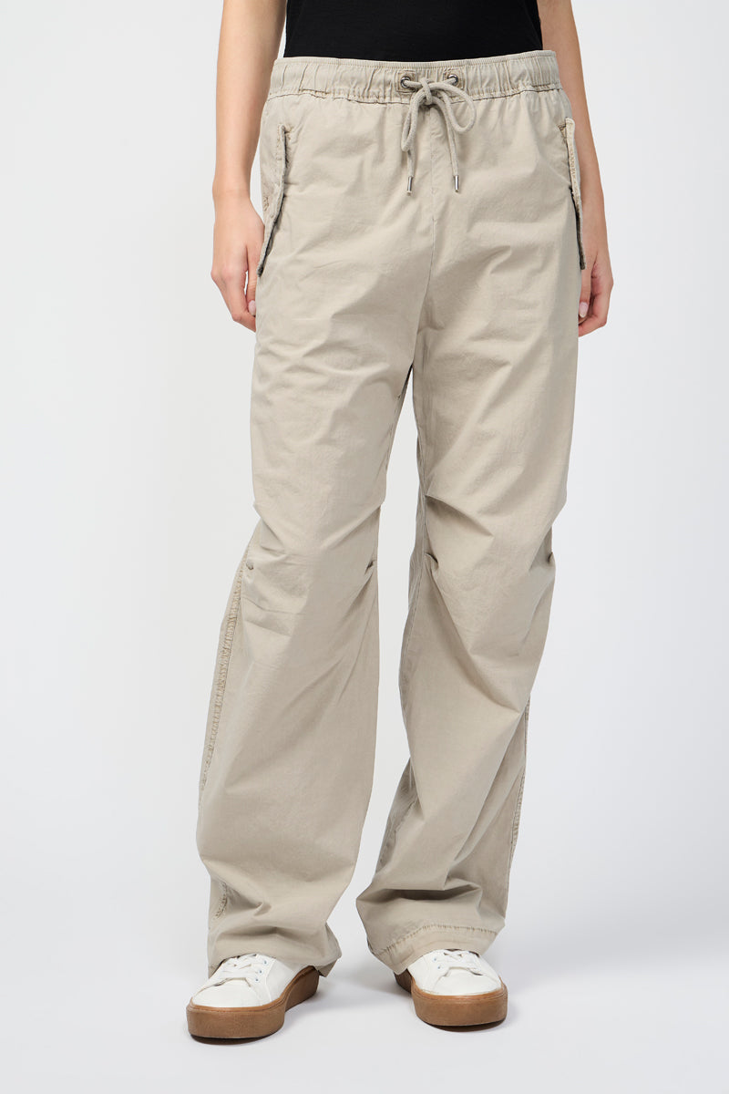 Pantalon Large En Popeline Suplima Stch - Pigment String - Femme