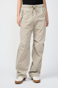 Pantalon Large En Popeline Suplima Stch - Pigment String - Femme