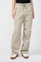 Pantalon Large En Popeline Suplima Stch - Pigment String - Femme