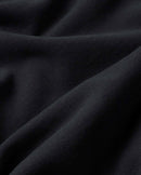 Sudadera negra Here comes the sun sostenible-6