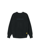 Sudadera negra Here comes the sun sostenible-foto silueta7