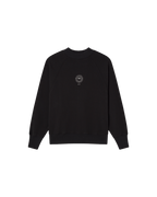 Sudadera negra New sol sostenible  - silueta