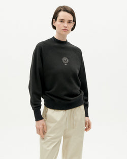 Black New sol sustainable sweatshirt -1