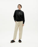 Sudadera negra New sol sostenible -2