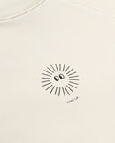 Sudadera blanca soleil Fantine sostenible - silueta 3