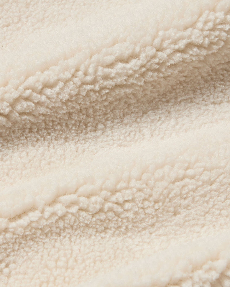 Chaleco crudo borreguito Jay sostenible - silueta 3