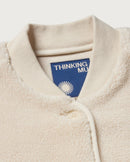 Chaleco crudo borreguito Jay sostenible - silueta 1