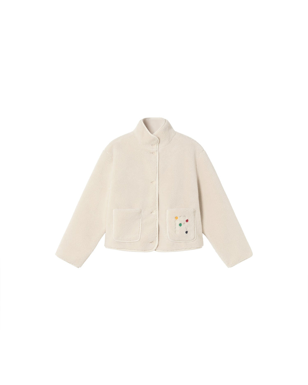 Veste Sherpa Kourtney - Écru