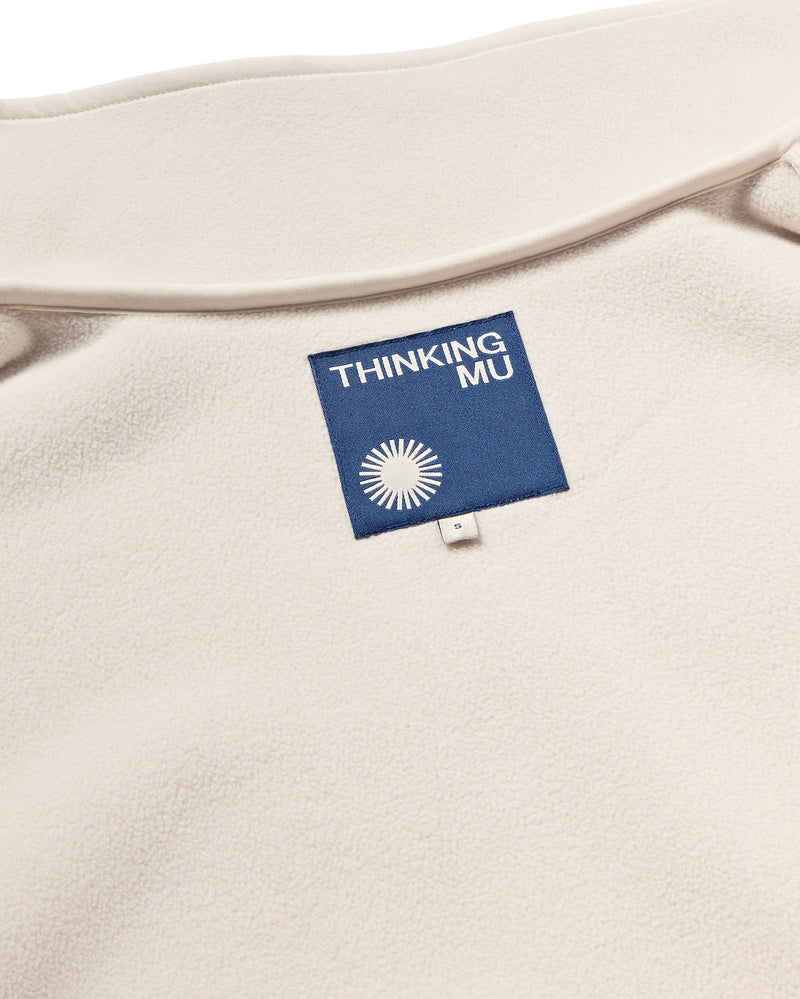 Chaqueta cruda borreguito Kourtney sostenible - silueta 2