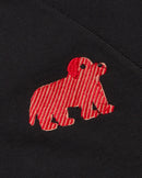 Sudadera negra doggy Bonnie sostenible - silueta 1