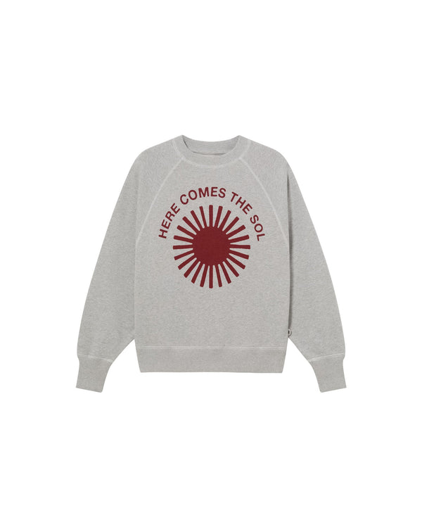 Sudadera gray retro floor Bonnie sostenible - silueta 1
