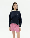 Sudadera navy solsol Bonnie sostenible-1