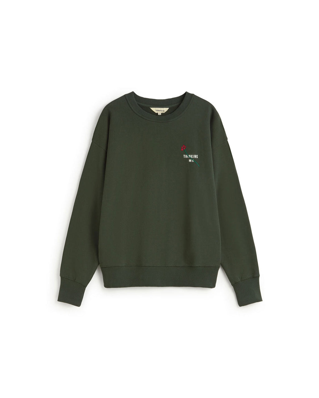 Sudadera bordada flower TM Jodie sostenible silueta - 1