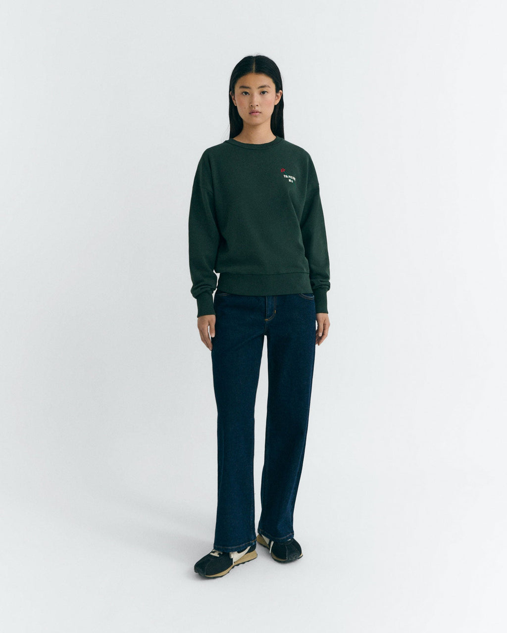 Sudadera bordada flower TM Jodie sostenible - 2