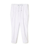 Pantalon Easy Fit Self Stripe - Blanc - Femme