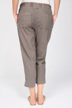 Striped Easy Fit Trousers - Pigment River Rock - Women