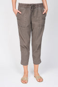 Striped Easy Fit Trousers - Pigment River Rock - Women
