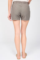 Short Rayé En Coton - Pigment River Rock - Femme