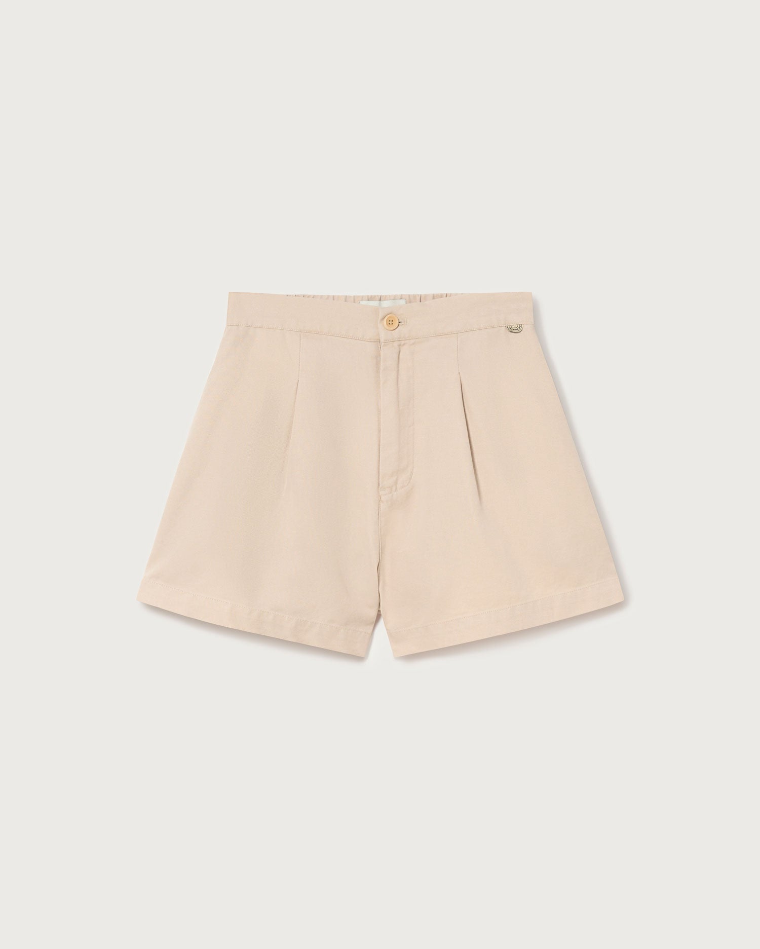 Narciso sostenible crudo shorts - silueta 1