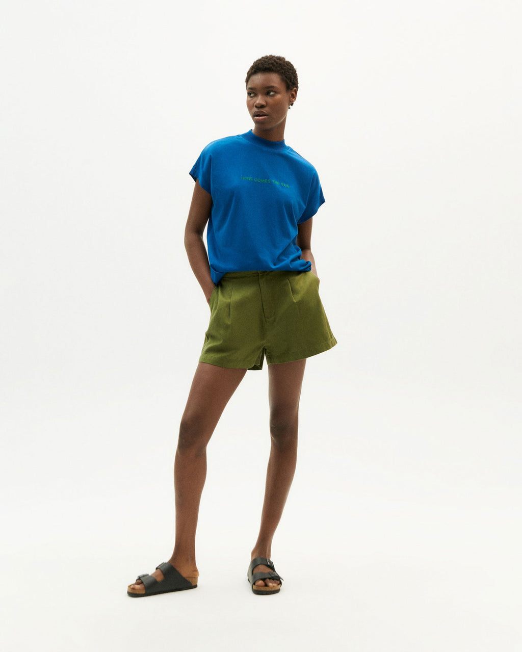 Narciso-2 green shorts