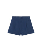 Short azul Narciso sostenible - silueta 1