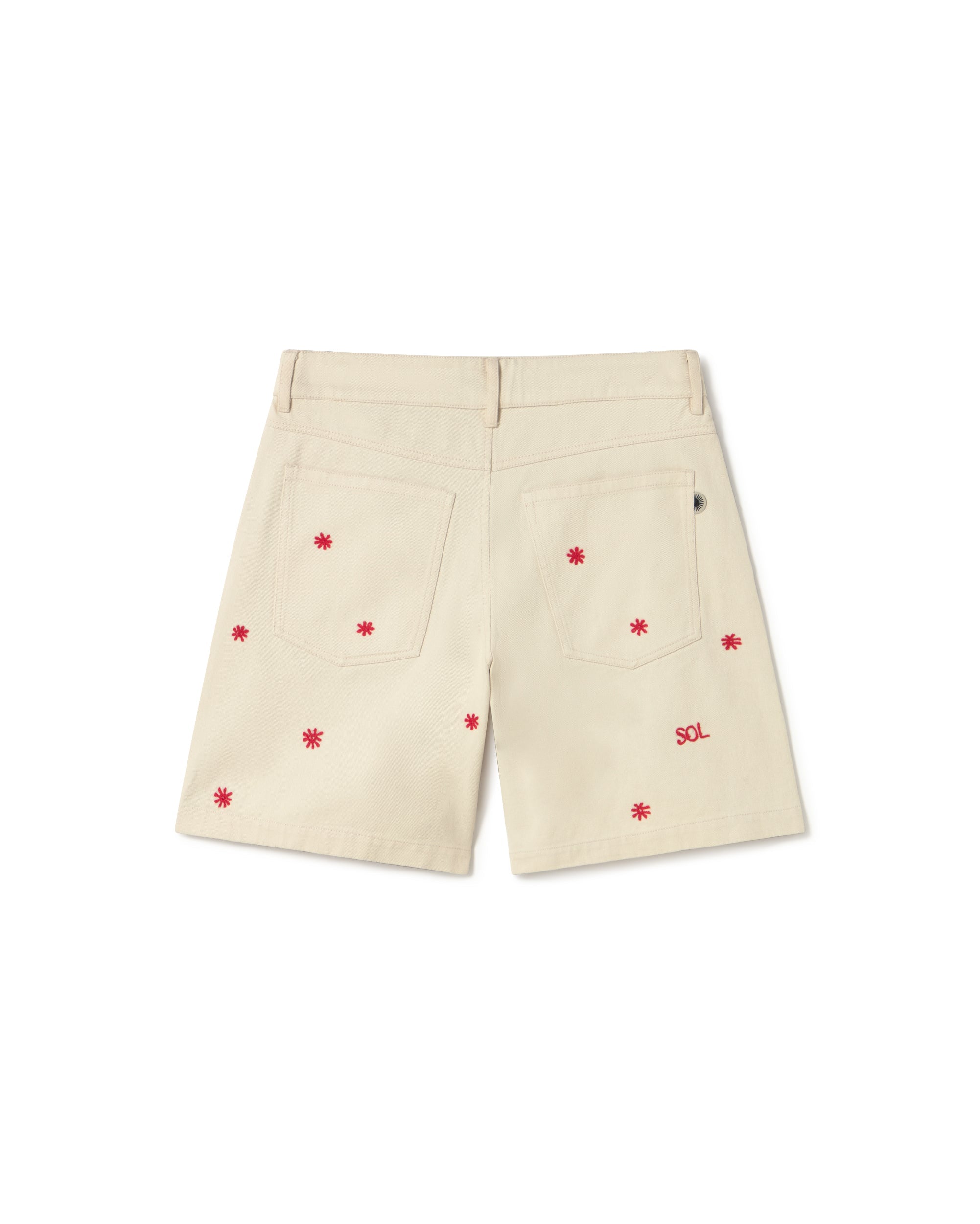 Short crudo sol chain Luisa sostenible - silueta 3