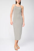 Tablier Robe Mat Jersey - Concrete - Femme