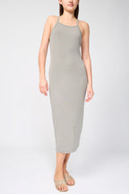Tablier Robe Mat Jersey - Concrete - Femme