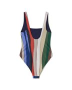 Bañador una pieza multicolor river Amalfi sostenible - silueta 3