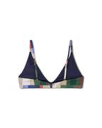 Top bikini multicolor river Tropea sostenible - silueta 3