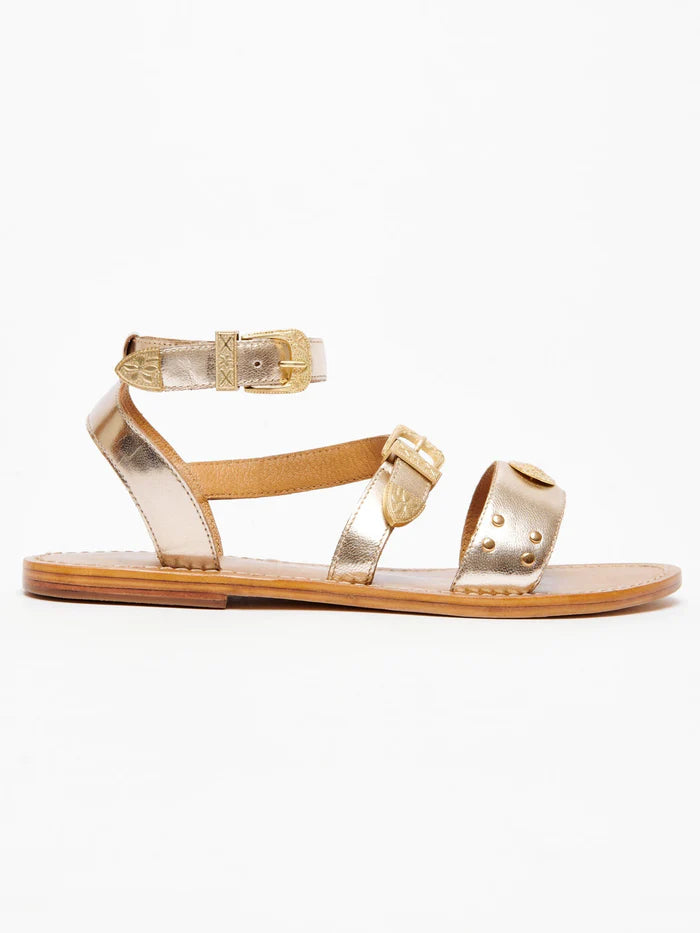 Sandalias Macarella - Gold
