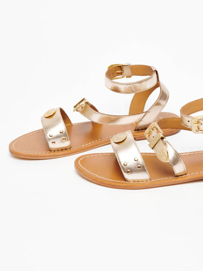 Sandalias Macarella - Gold