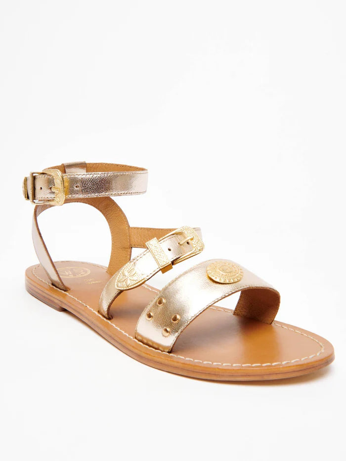 Sandalias Macarella - Gold