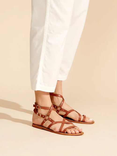 Sandalias Claudina - Camel