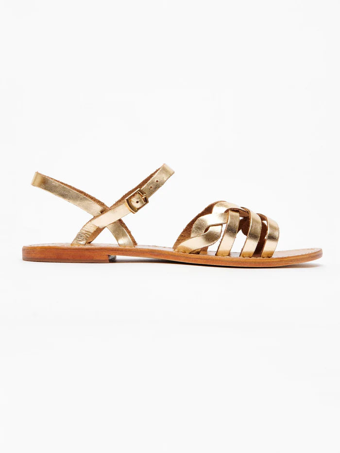 Rubra Sandals - Dark Gold