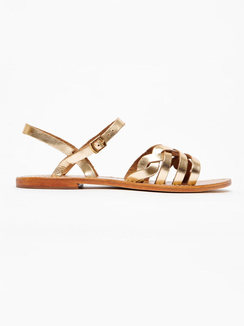 Rubra Sandals - Dark Gold