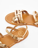 Rubra Sandals - Dark Gold