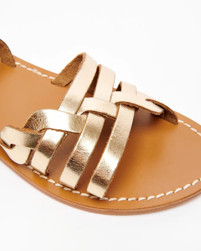 Rubra Sandals - Dark Gold