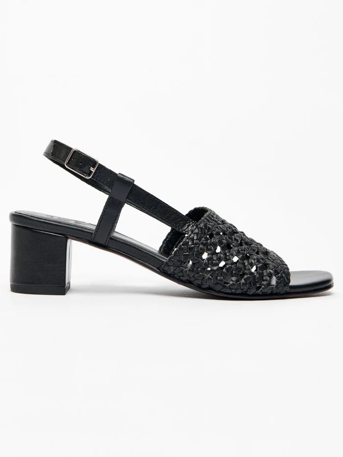 Emmy Heeled Sandals - Black