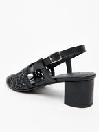 Emmy Heeled Sandals - Black