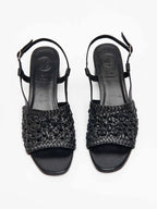 Emmy Heeled Sandals - Black