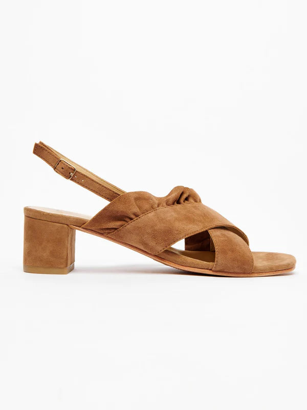 Sandalias de Tacón Bena - Camel