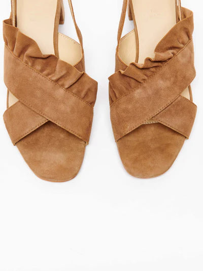 Sandalias de Tacón Bena - Camel
