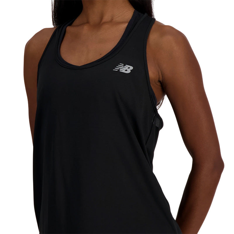 Débardeurs Femme New Balance Wt4122 - Noir /Gris Chine